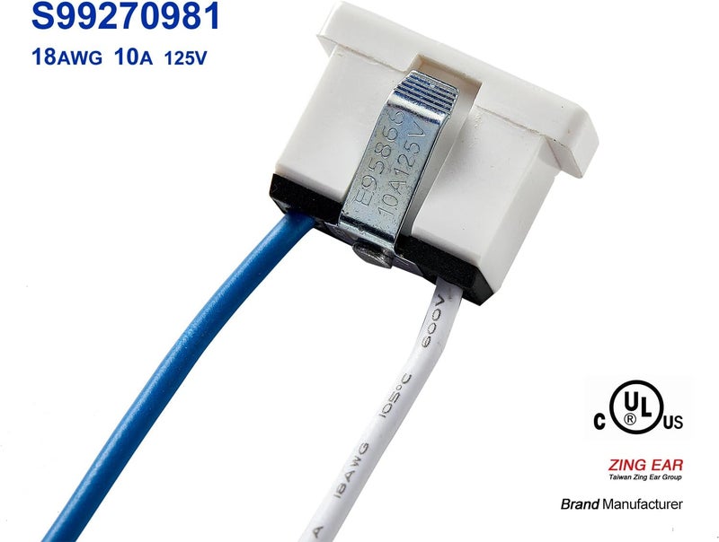 XCZZ S99270981 Receptacle for Broan Exhaust Fan,10A,125V,18AWG - Image 4